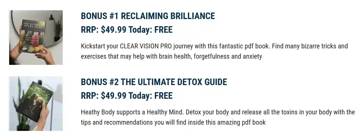 clear vision pro order bonus
